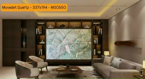 Tranh Đá Thạch Anh Xuyên Sáng Ốp Tường Màu Xanh