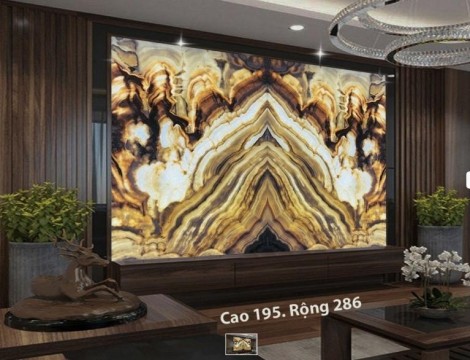 Tranh đá tự nhiên onyx - Thổi hồn vào không gian sống của bạn