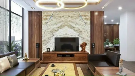 Tranh Đá Đối Xứng Onyx Xuyên Sáng Màu Trắng Xám 