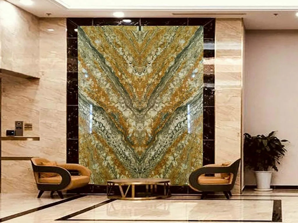 Tranh đá granite đối xứng cao cấp