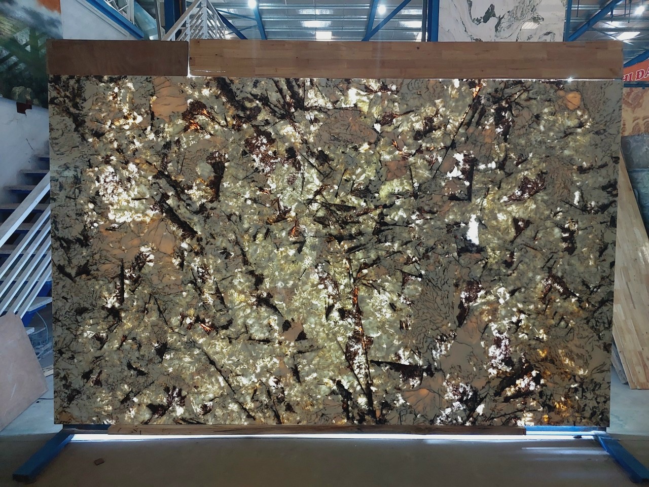 tranh đá đối xứng granite