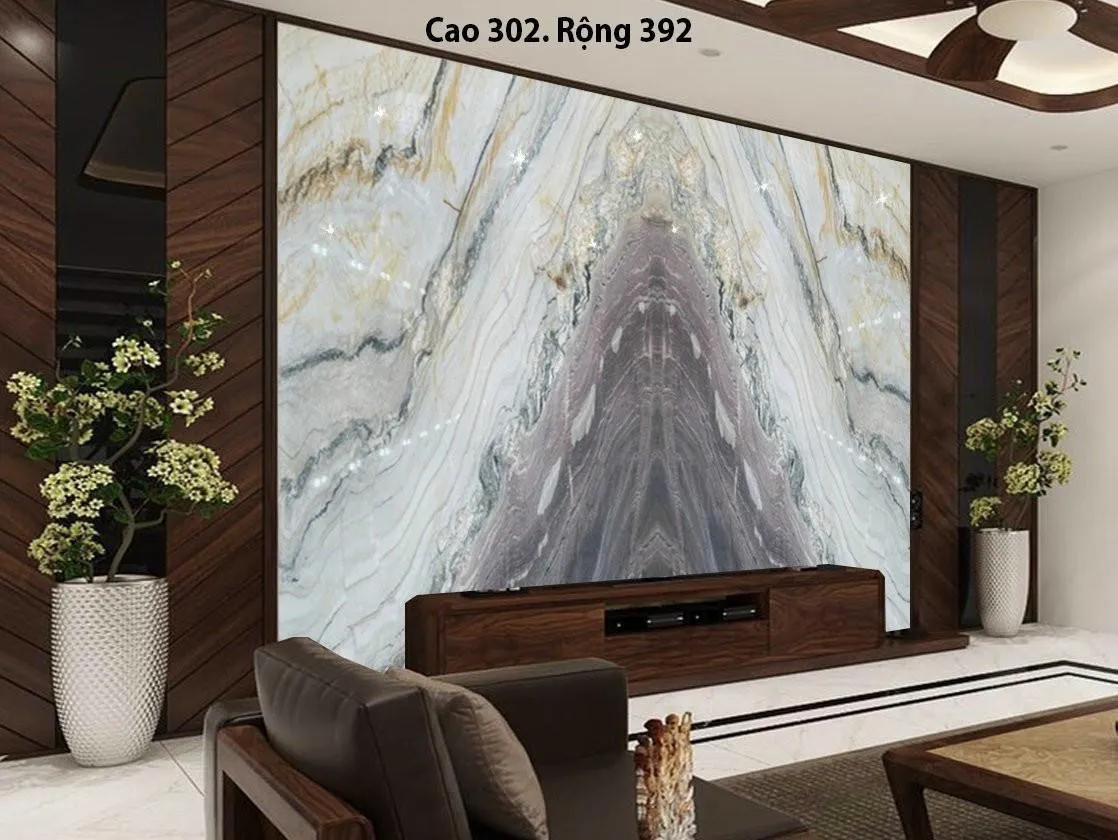 tranh đá đối xứng thạch anh