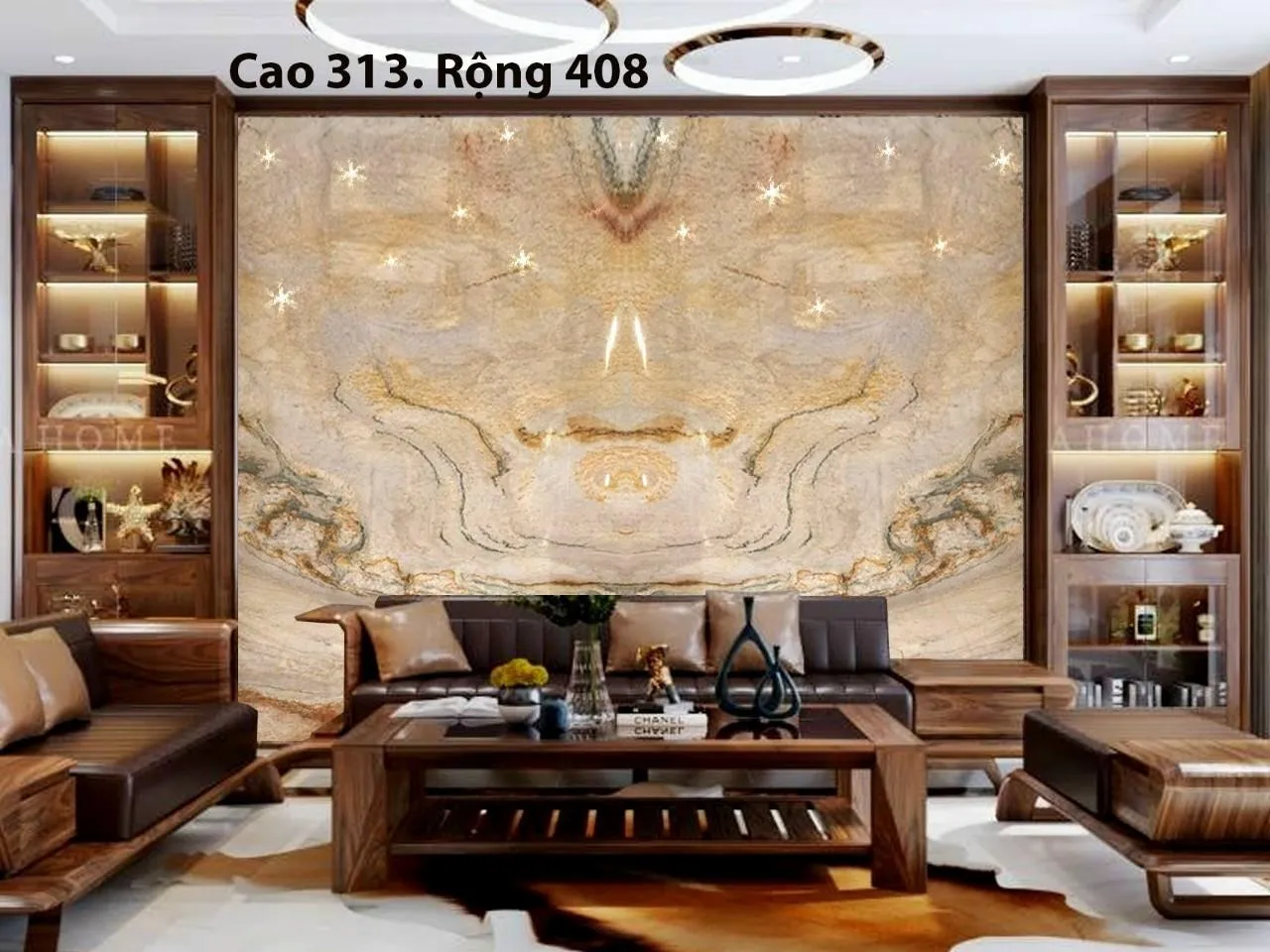 Tranh đá thạch anh phù hợp với mệnh thổ