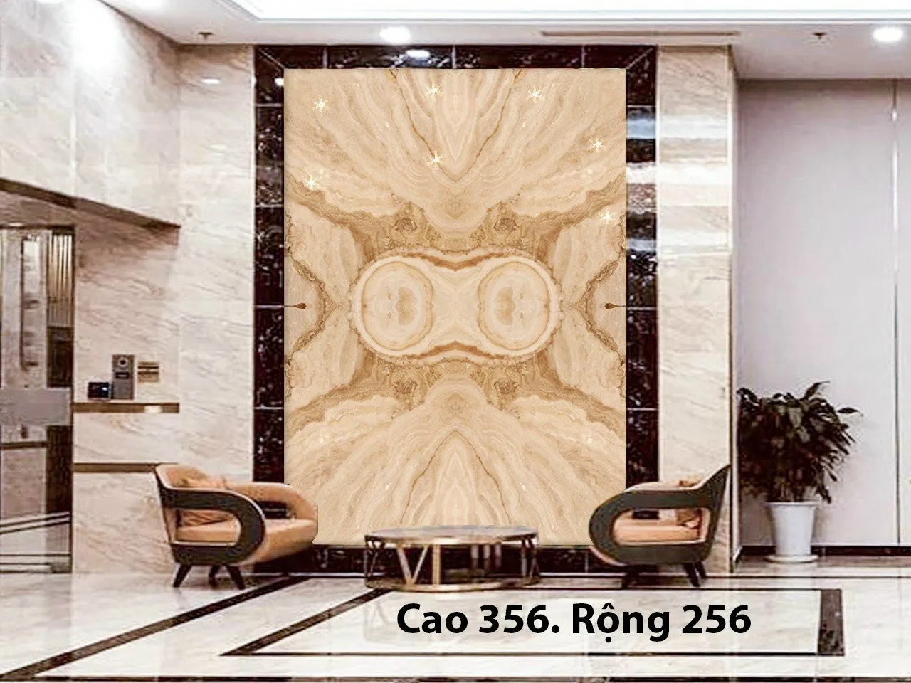 tranh đá xuyên sáng onyx