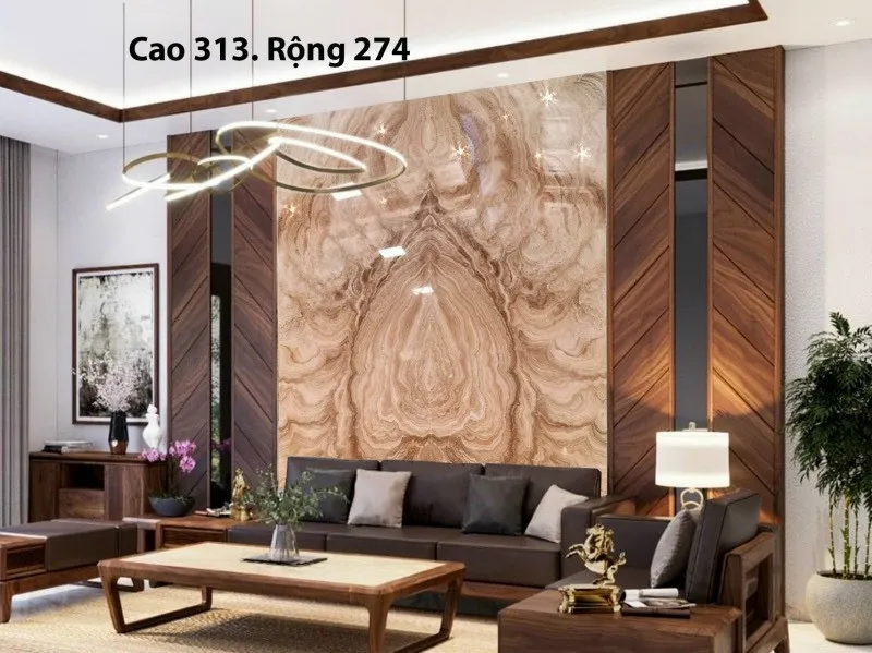 Giá trị thẩm mỹ của đá ốp tường được đánh giá cao