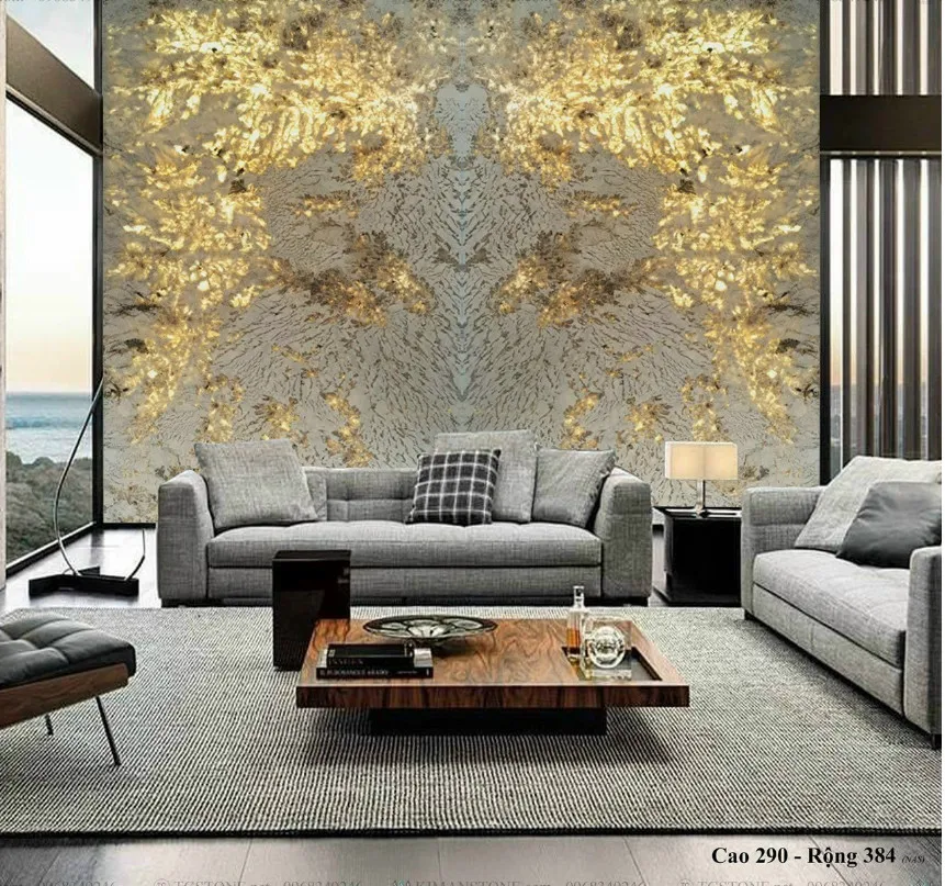 Đá Thạch Anh Đối Xứng Trong Phòng Khách