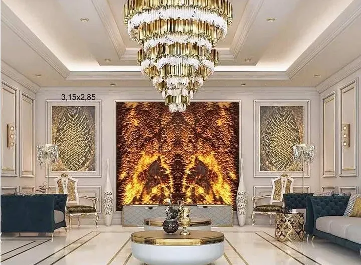 Tranh đá ốp tường sang trọng