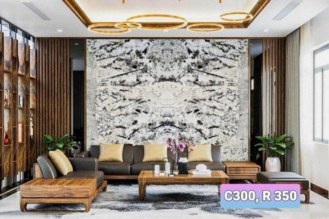 Sử dụng tranh đá tự nhiên Granite để trang trí nội thất sang trọng và đẳng cấp