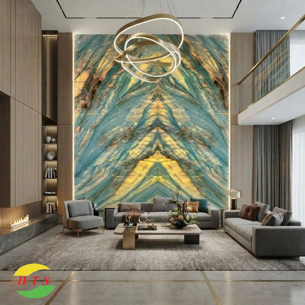 tranh đá đối xứng thạch anh