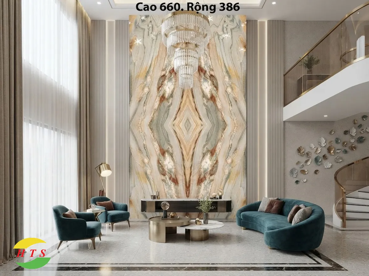 tranh đá đối xứng thạch anh
