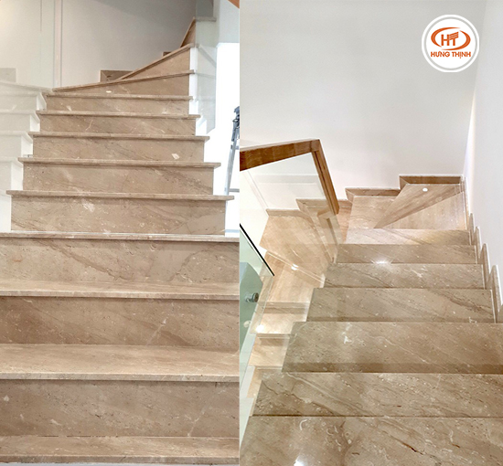 đá cầu thang granite vân nhẹ