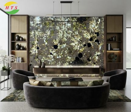 Tranh Đá Thạch Anh Xuyên Sáng HTS 350