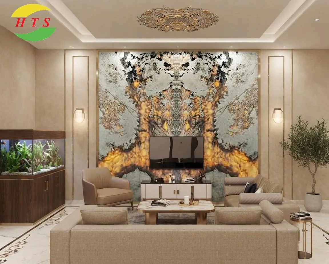 tranh đá thạch anh xuyên sáng