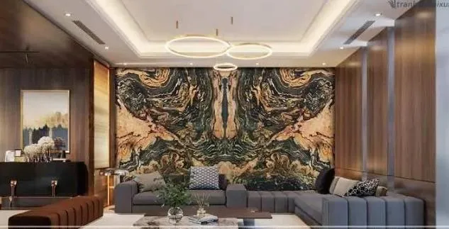 Đá Granite đen vân mây