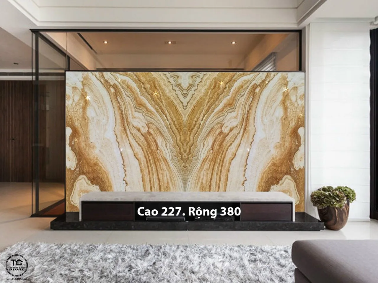 Không Gian Trở Nên Mới Mẻ Nhờ Ứng Dụng Của Tranh Đá Thạch Anh