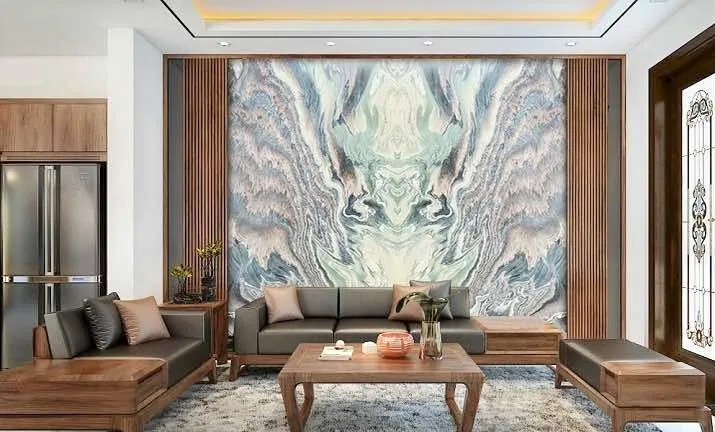 Tranh Đá Đối Xứng Hoa Cương Đẹp Sang Trọng