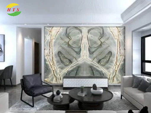 tranh đá thạch anh xám