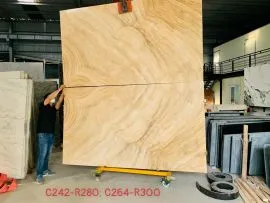 Tranh Đá Đối Xứng Marble màu vàng 