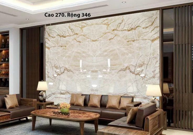 Đá marble được ứng dụng trong nhiều không gian 