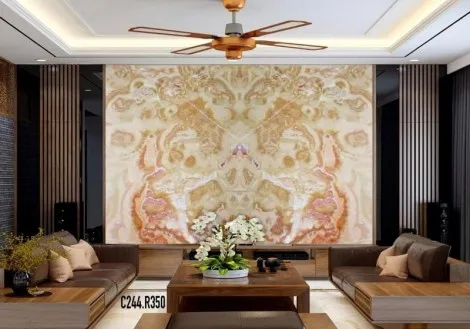 XU HƯỚNG LỰA CHỌN TRANH ĐÁ ỐP TƯỜNG ĐẸP, SANG TRỌNG DÀNH CHO PHÒNG KHÁCH 