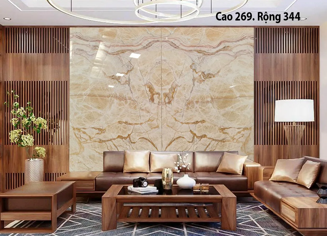 Tranh đá onyx xuyên sáng ốp tường