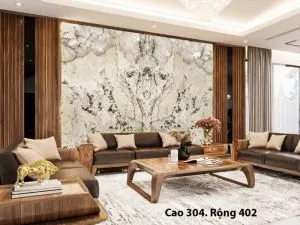 Tranh đá đối xứng cho người mệnh mộc