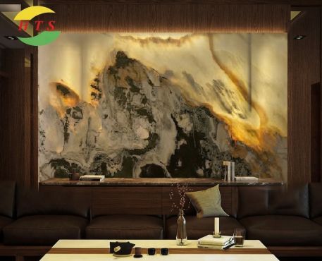 Tranh Đá Sơn Thuỷ Xuyên Sáng HTS 00250