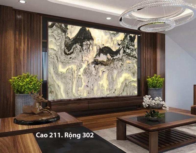 Tranh đá sơn thủy đa dạng màu sắc
