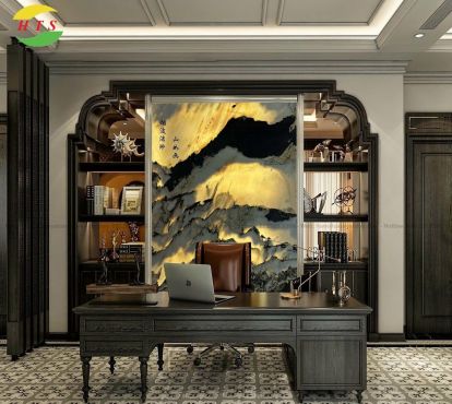 Tranh đá tự nhiên sơn thủy TDST-HT015