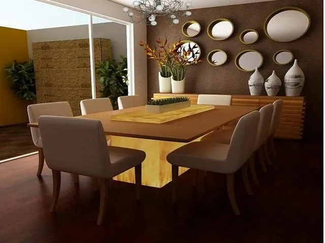 Đá xuyên sáng onyx ốp mặt bàn ăn