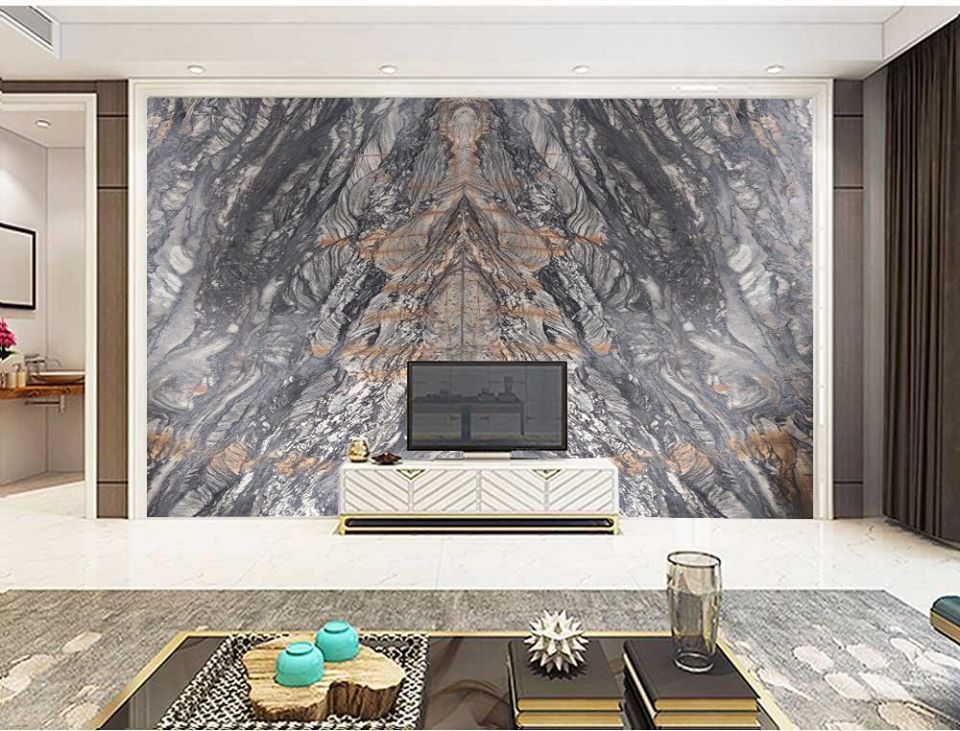 Tranh đá đối xứng marble