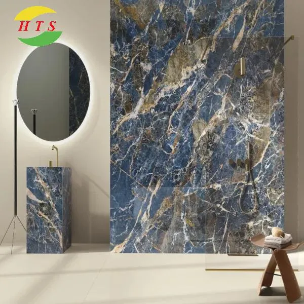 vân đá & ứng dụng đá marble màu xanh