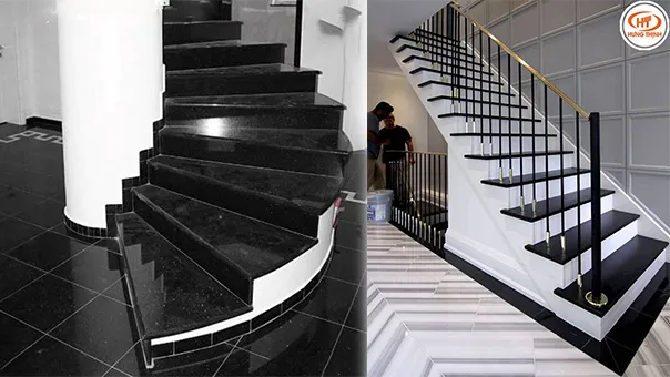 Tranh đá granite tự nhiên: Lựa chọn hoàn hảo cho việc ốp cầu thang của bạn