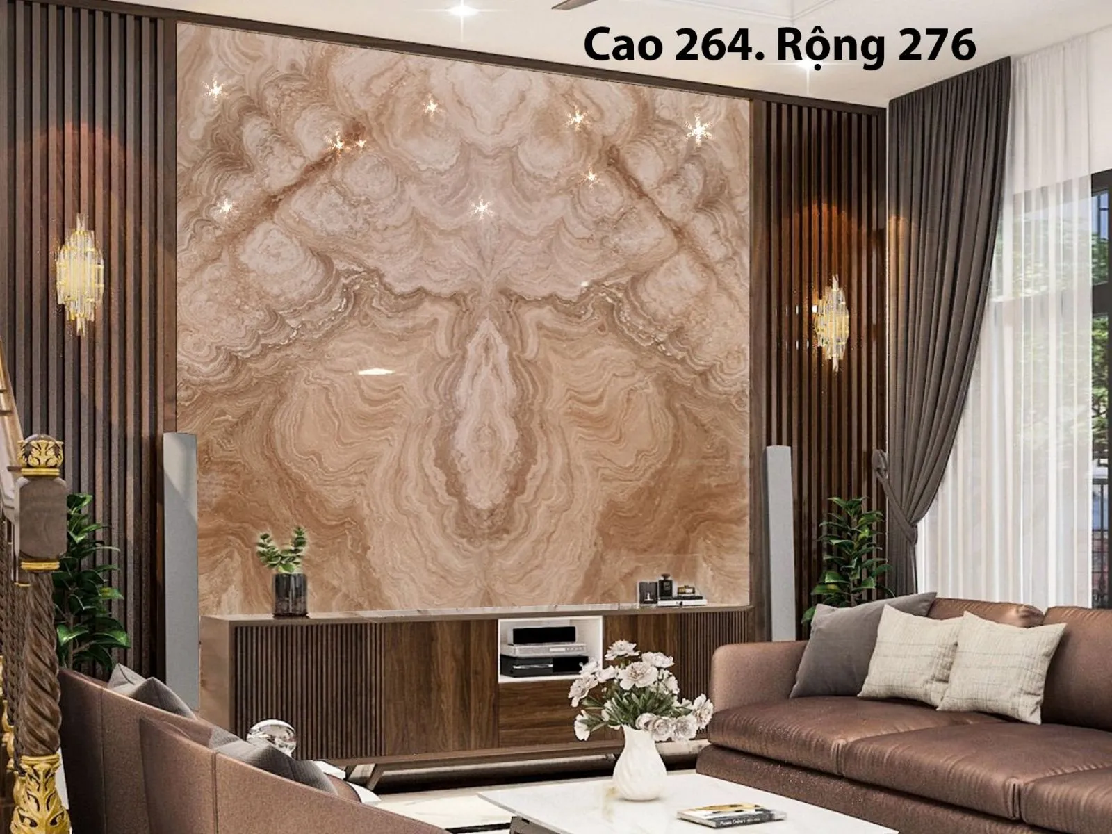 Tranh đá mang lại phong cách mới cho ngôi nhà