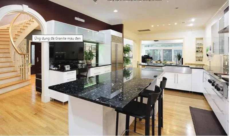 Đá granite ốp mặ bàn bếp