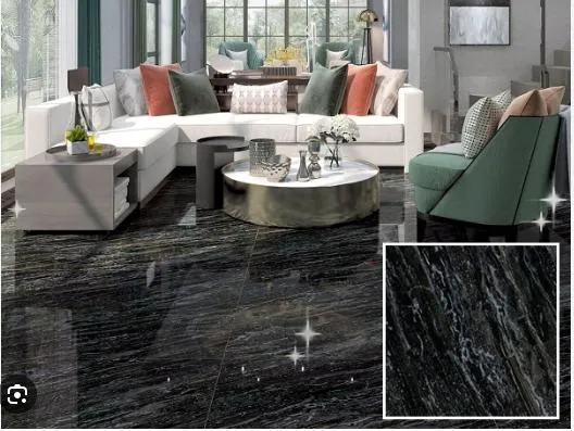Đá granite màu đen lát sàn nhà
