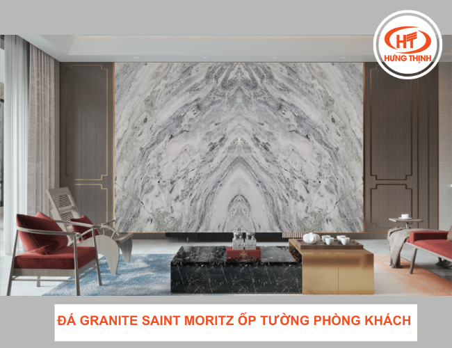 tranh đá granite phòng khách