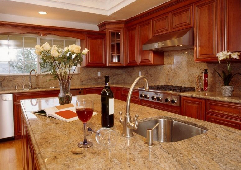Sử dụng đá Granite trong phòng bếp