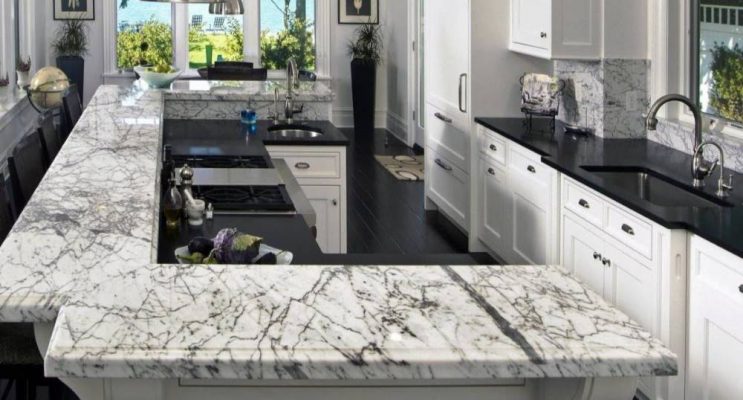 Đá marble ốp bếp