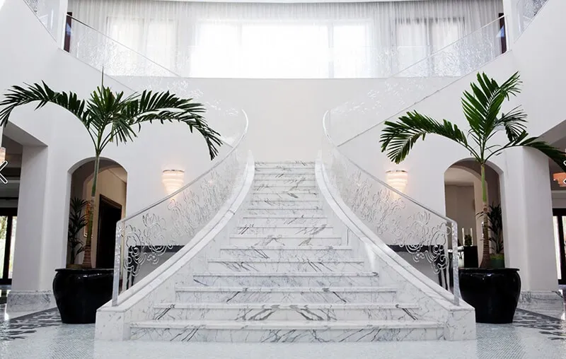 Đá marble ốp cầu thang