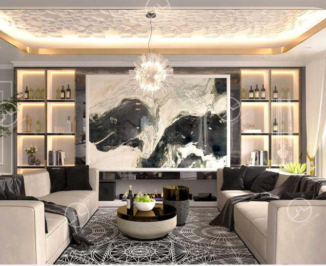 tranh đá sơn thủy