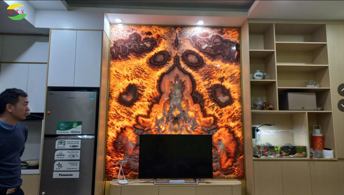 tranh đá onyx xuyên sáng