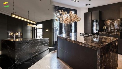 Vì sao nên chọn tranh đá tự nhiên để ốp bếp? Giải pháp vừa đẹp vừa bền cho không gian nấu nướng