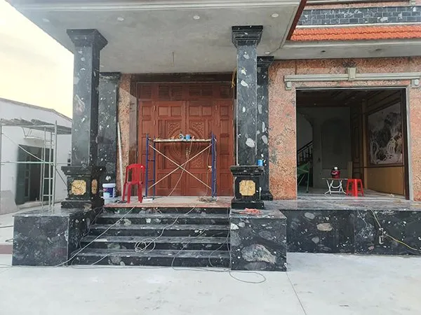 Đá ốp mặt tiền và bậc tam cấp