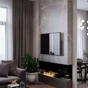 Quy trình ốp vách tivi bằng đá ở Hưng Thịnh Stone