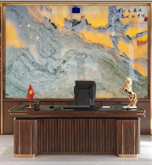 Tại sao nên chọn tranh đá sơn thủy tự nhiên trong phòng làm việc?