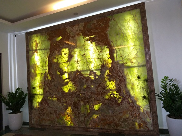 tranh onyx xanh ngọc