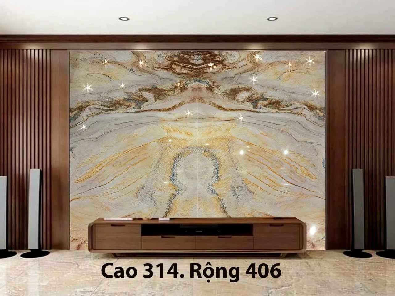 Tranh đá ốp tường sang trọng,đẳng cấp