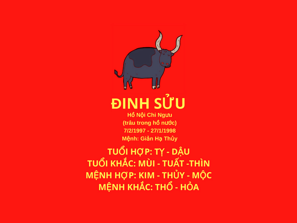 tuổi đinh sửu