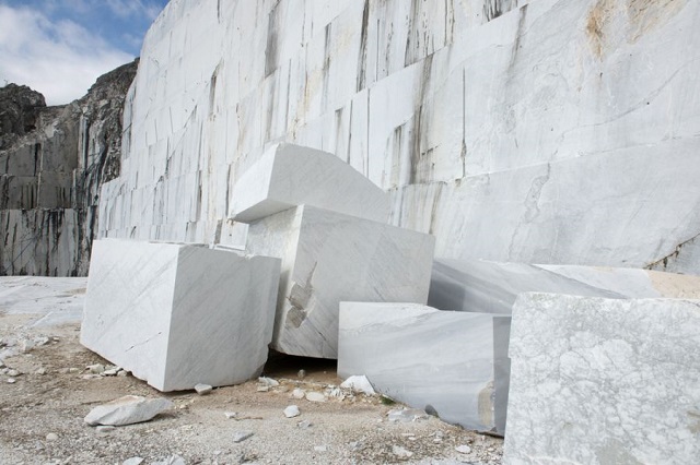 tranh đá đối xứng marble